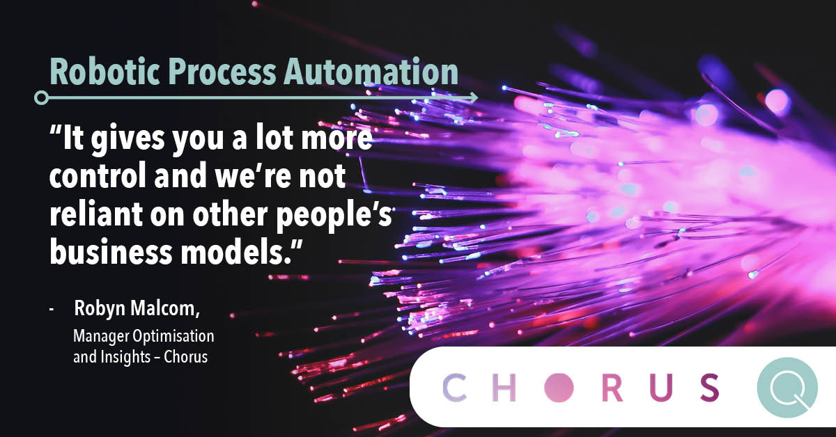 Benefits of Robotic Process Automation Chorus programme with Quanton